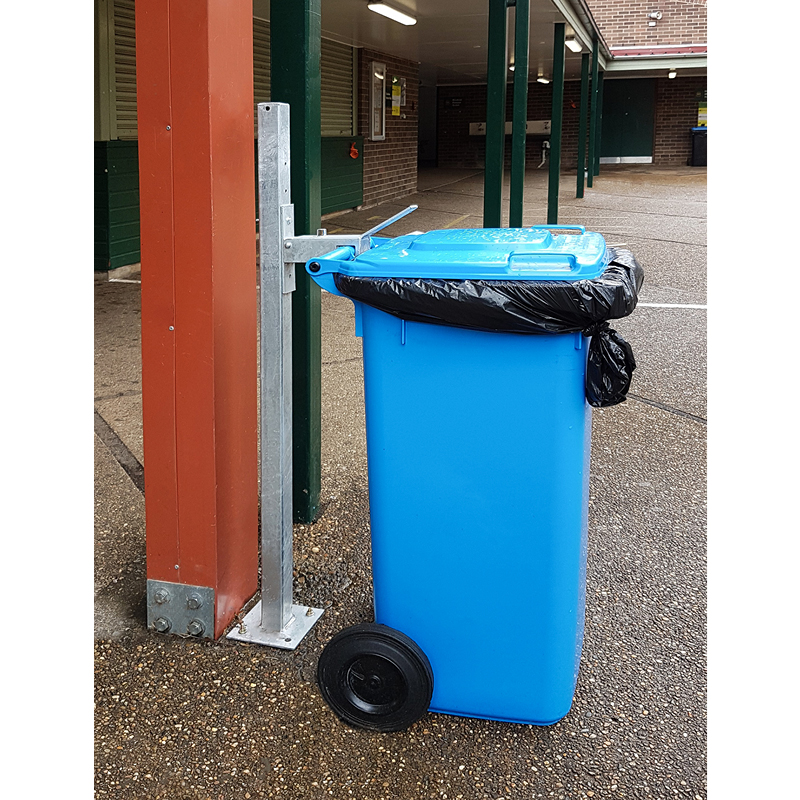 Wheelie Bin Modular Post Lock System Astra Street Furniture