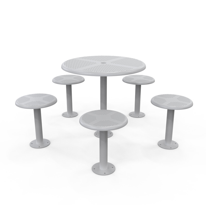 Steel Orbit 6-Piece Picnic Setting | Astra Street Furniture