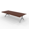 London Double Width Bench - Arch Leg - Merbau Hardwood