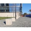 Concrete cube barrier