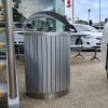 London Bin Covered Top - Stainless Steel - Anodised Aluminium