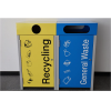 Athens Bin Enclosure - PC Base & Blue Cube Cover & Blue Door & Yellow Cube Cover & Yellow Door