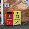 Athens Bin Enclosure - PC Base & Red Cube Cover & Red Door & Yellow Cube Cover & Yellow Door