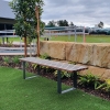 Milan Bench - Merbau Hardwood