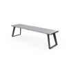 Vienna Bench - Anodised Aluminium