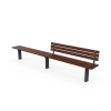 Woodville Seat & Bench Combo - In-Ground - Merbau Hardwood