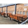 Barcelona DDA Setting with Seats - Western Red Cedar