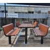 Barcelona DDA Setting with Seats - Western Red Cedar