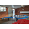 Milan Curved Bench - Blue