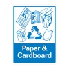 Paper & Cardboard Sign - Metal