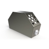 Cigarette Bin Attachment – Stainless Steel, lockable