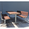 London Setting with Seats – Merbau Hardwood