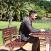 London Setting with Seats – Merbau Hardwood