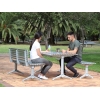 London Setting with Seats – Anodised Aluminium