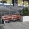 London Seat - Splay Leg - Western Red Cedar