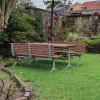 London Setting with Seats – Enviroslat Walnut