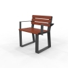 With armrests