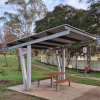 Manchester Cantilever Shelter - Custom Colour