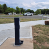 Venice Bottle Refill Station with Dog Bowl - Navy Blue colour