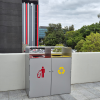 Prague Dual Covered Bin