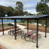 Milan Setting with Benches - Western Red Cedar