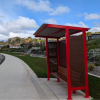 Manchester Bus Shelter - Custom Colour (Laser Cut Circles)