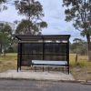 Manchester Bus Shelter - Black (Laser Cut Squares)
