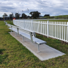 Aluminium Surface Mounted Seats - 5m
