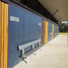 Aluminium Surface Mounted Seats - 4m