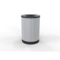 London Bin - Powder Coated Black - Steel Sides