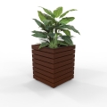 Barcelona Planter - Square - Merbau Hardwood