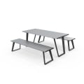 Vienna Setting with Benches - Anodised Aluminium