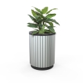 London Planter (Tall) - Anodised Aluminium (Powder Coated Black)