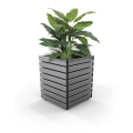 Barcelona Planter - Square - Anodised Aluminium