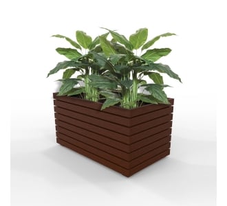 Barcelona Planter - Large Rectangular - Merbau Hardwood