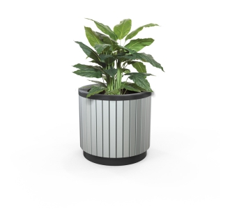 London Planter (Short) - Anodised Aluminium (Powder Coated Black)