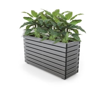 Barcelona Planter - Slimline Rectangular - Anodised Aluminium