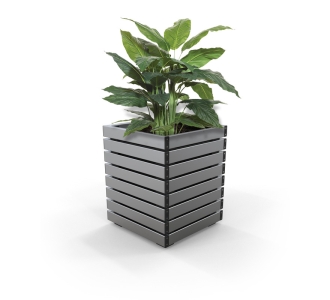 Barcelona Planter - Square - Anodised Aluminium