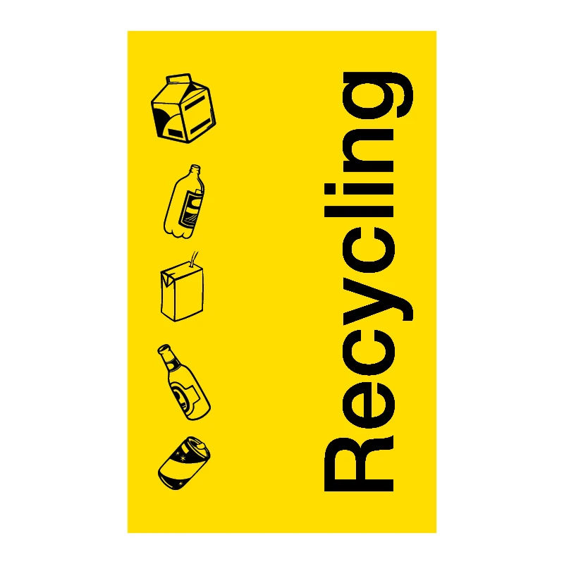 Premium Suite - Text & Waste Symbols (Recycling)