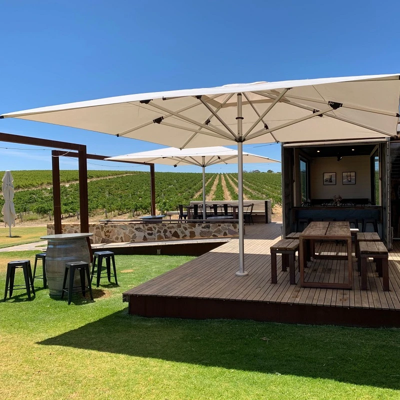 Large Centrepost Umbrellas - Astra Street Furniture