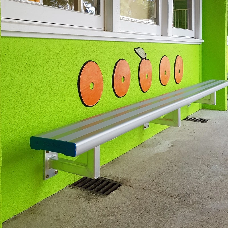 Aluminium Wall Mounted Benches