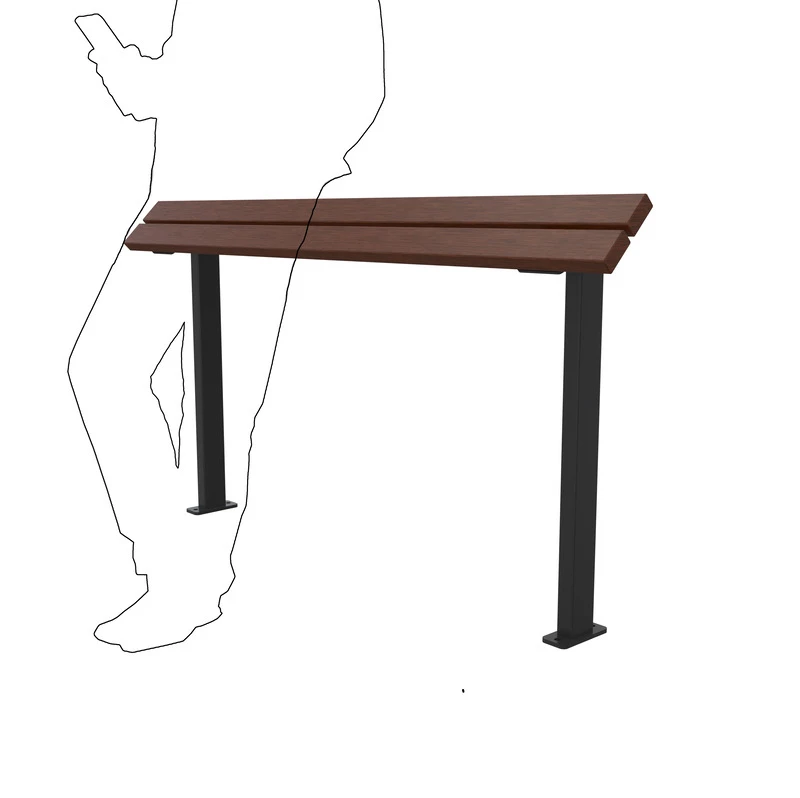 Milan Leaning Rails - Post Mount