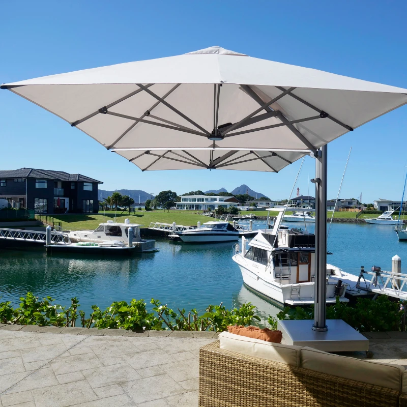 Capri Quad (4) Canopy Umbrella 5m x 5m